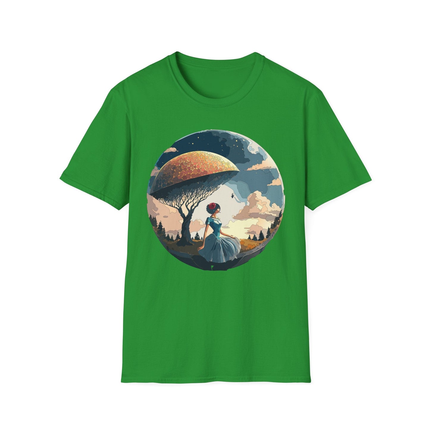 Womens Ladies Graphic T Shirts Art Design Shirt Gildan Softstyle 64000 Unisex Tee