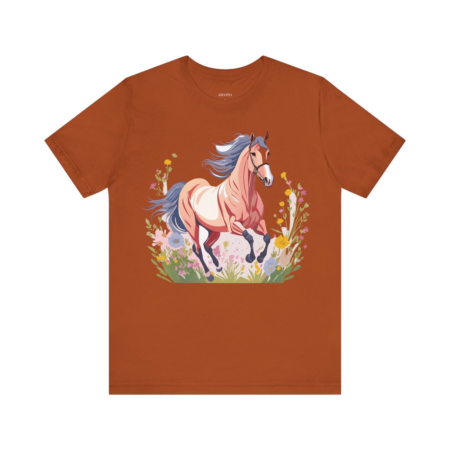 Horse Graphic Unisex 100 Cotton Vintage Animal Art T-Shirt 8