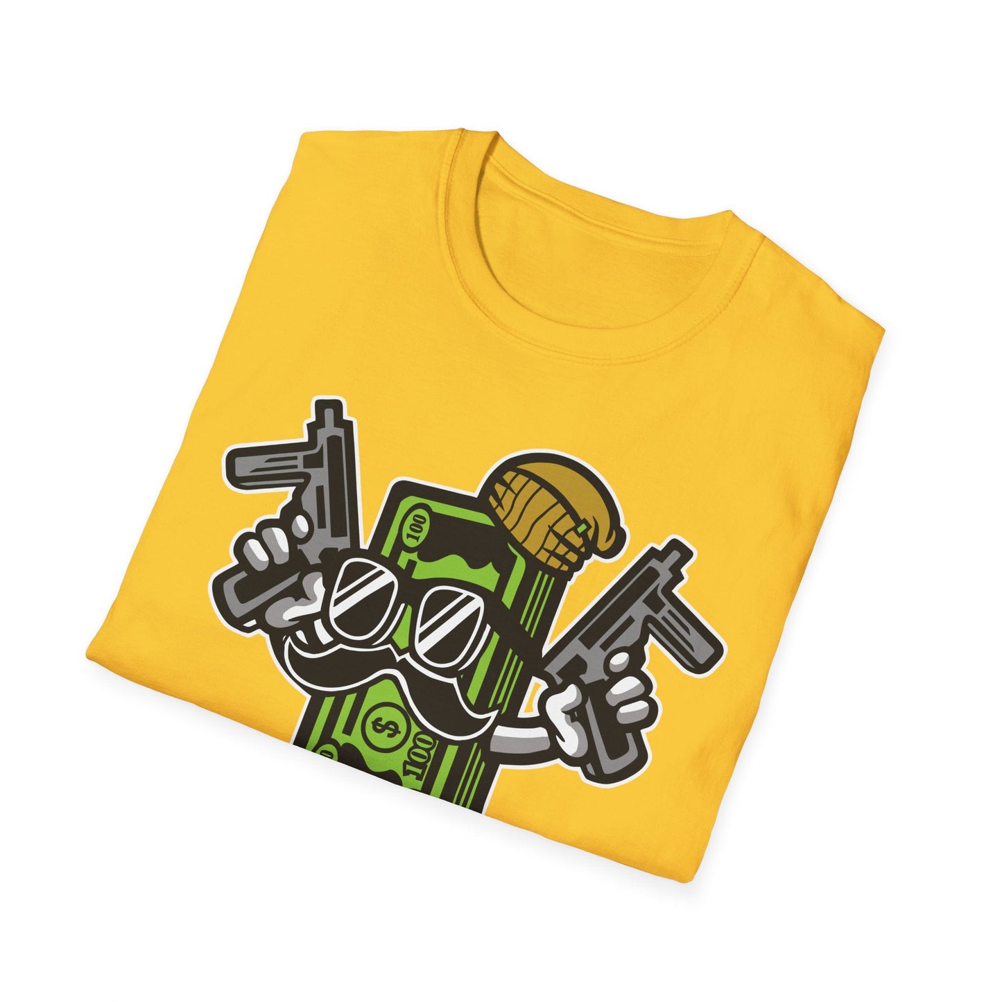 Cartoon T Shirt Animation Tee Funny Graphic Unisex Gildan Softstyle 64000 Cotton