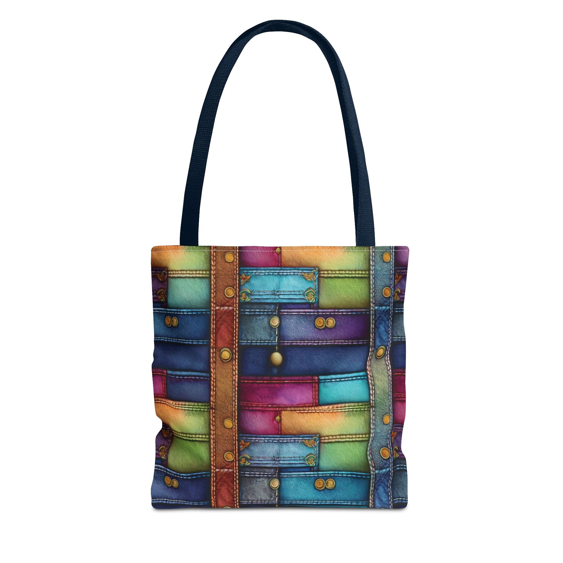 Denim Canvas Bag, Tote Bag Denim Printify