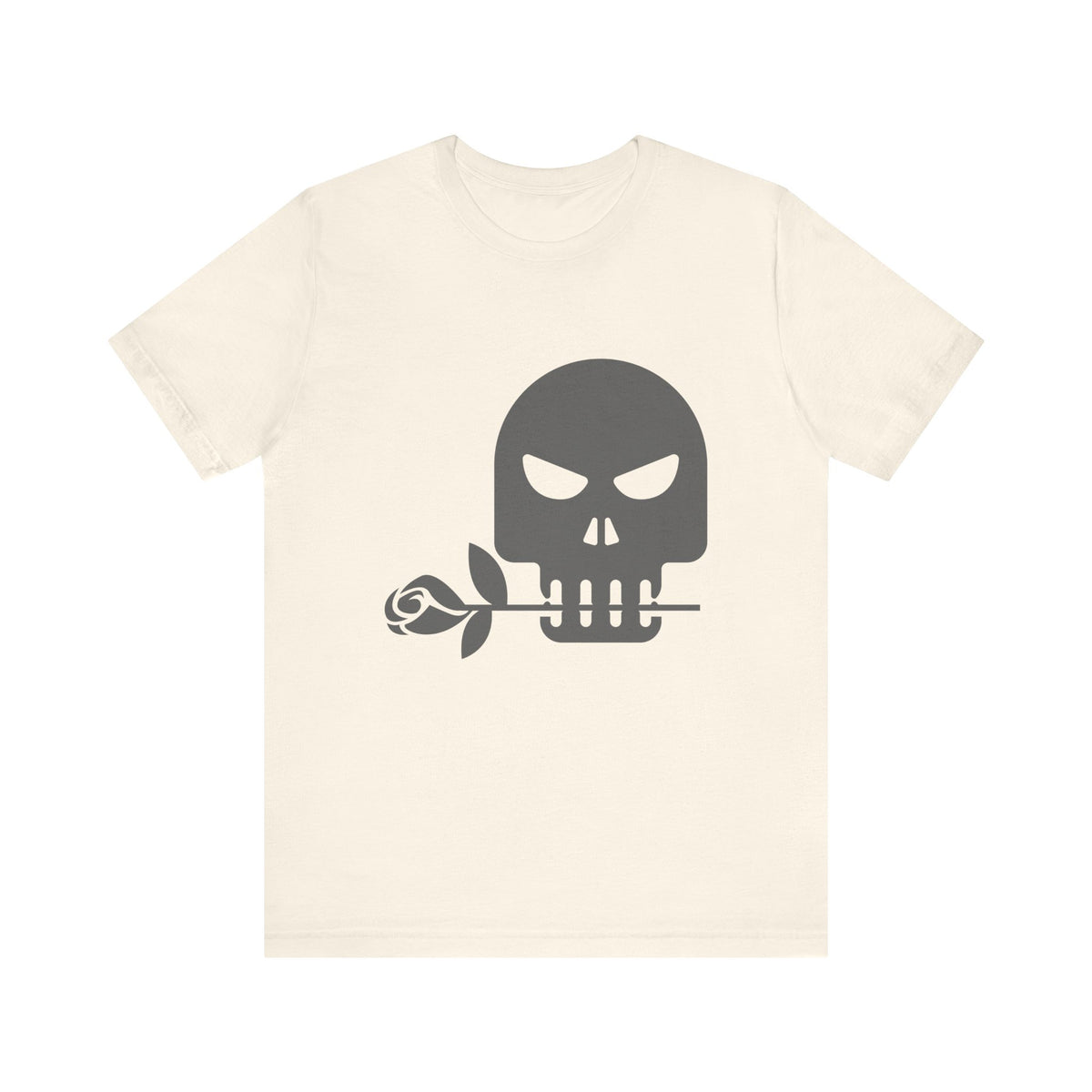 Camiseta unisex de algodón con calavera