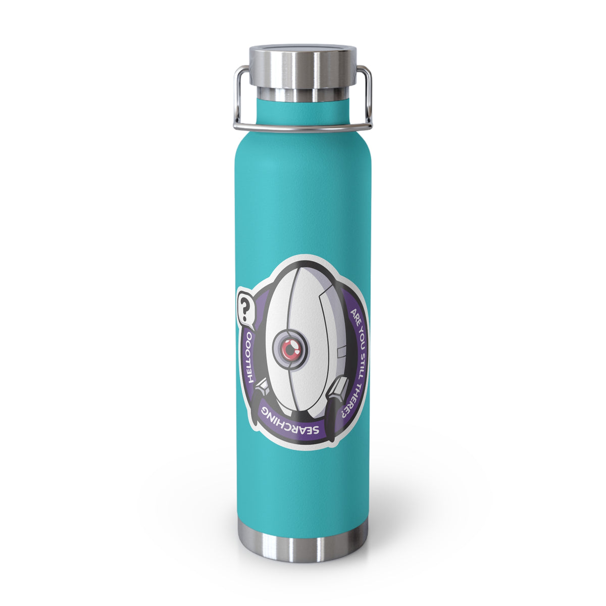22oz Copper Insulated Water Bottle with Cartoon Design - CV62
