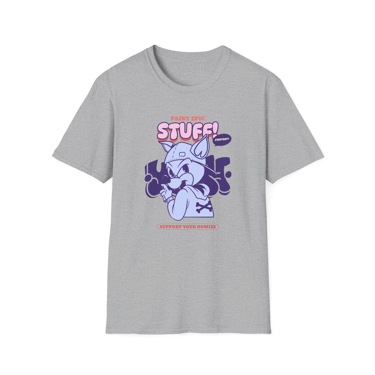 Funny Animals Shirts Unisex Graphic Tee Soft Cotton Gildan Softstyle 64000 Comfortable Everyday Wear
