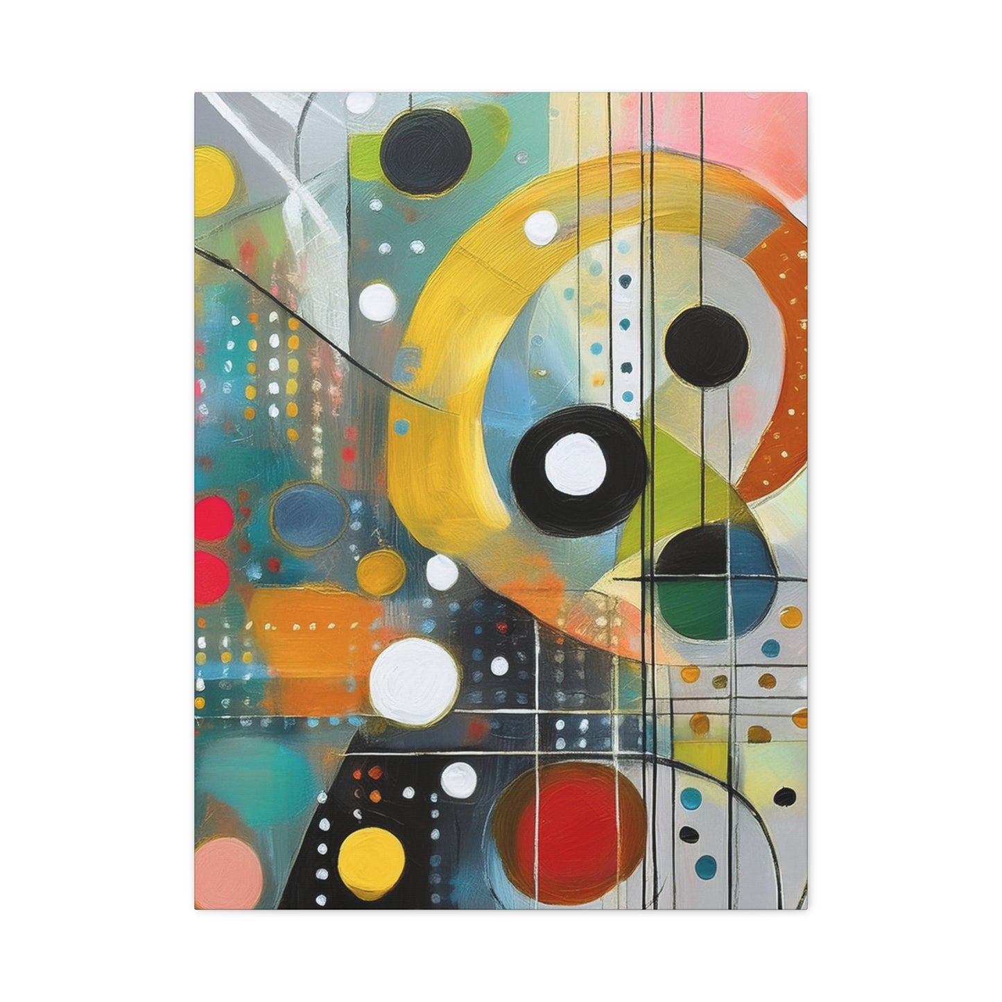 Abstract Oil Painting Print Canvas 20x24,20x30,24x30 24x32,24x36,30x40 32x48,36x48,40x60 Pine-Wood Inner Frame ABS-118