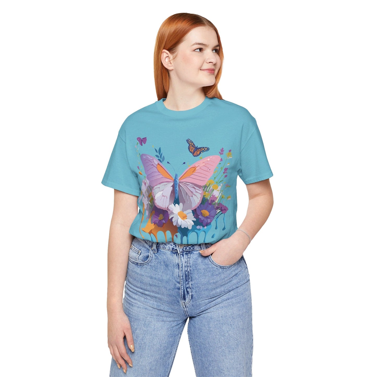 Adelpha Butterfly Graphic Tee Unisex Short Sleeve Shirt Premium Artwork