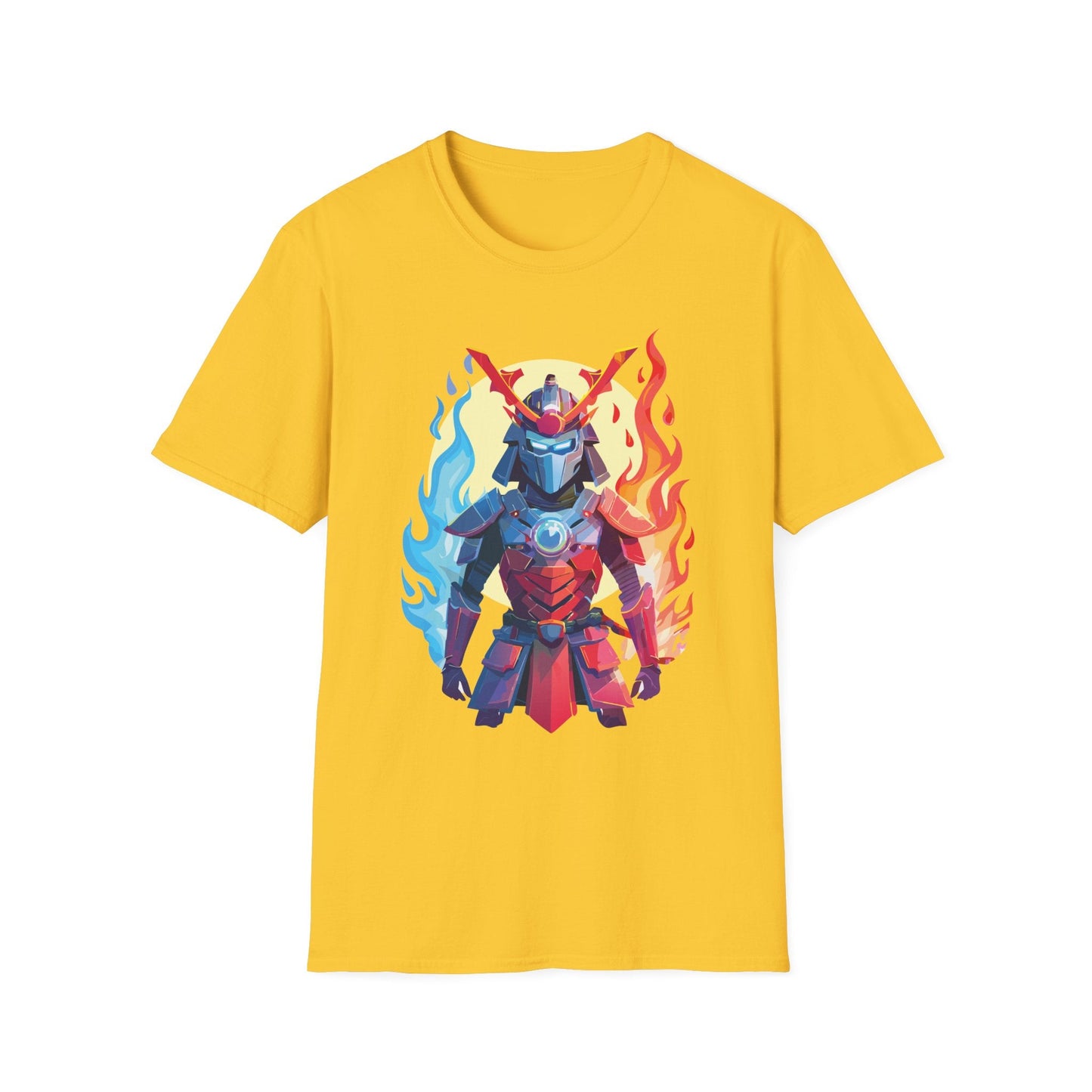 Samurai Shirt Unisex T Shirt Softstyle Ring Spun Cotton Gildan 64000 100 Percent Cotton Tee