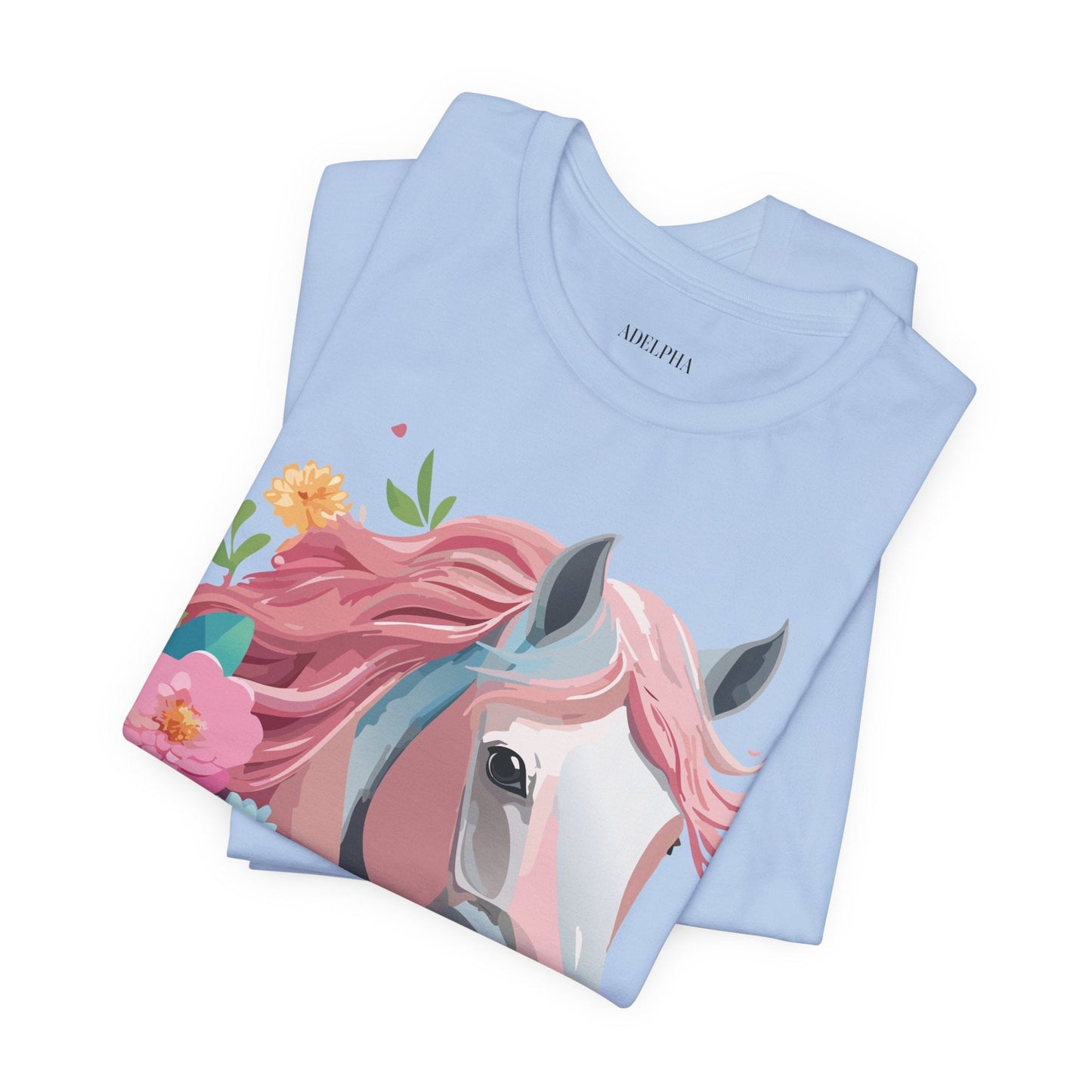 Horse Graphic Unisex 100 Cotton Vintage Animal Art T-Shirt 1