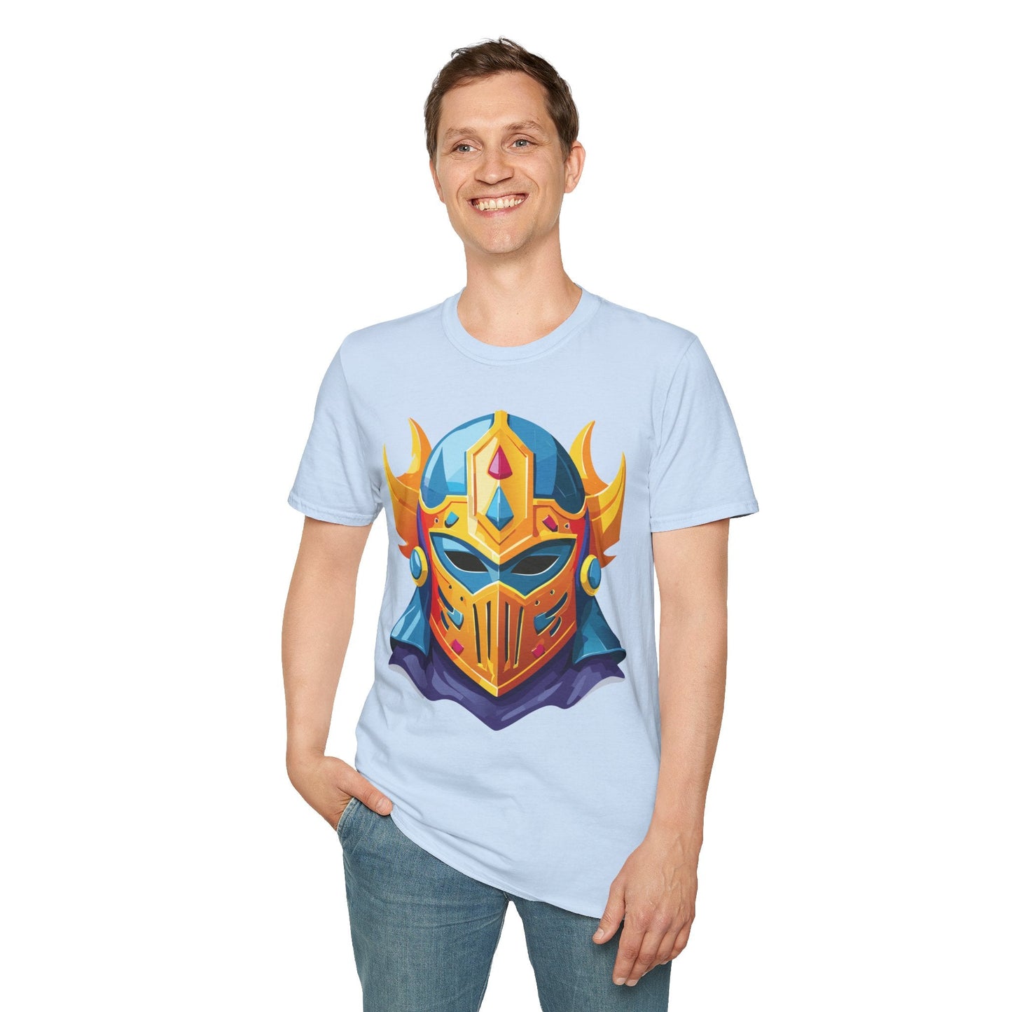 Mask Tee Shirt Unisex Softstyle T Shirt With Mask Design Masquerade Tees For Everyday Comfort