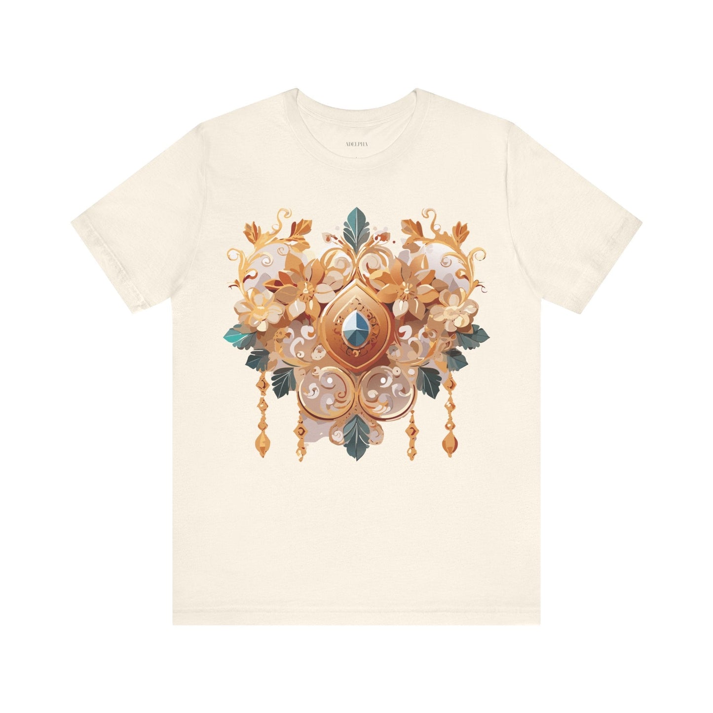 Jewelry Graphic Unisex 100 Cotton Vintage Treasure Art T-Shirt 34