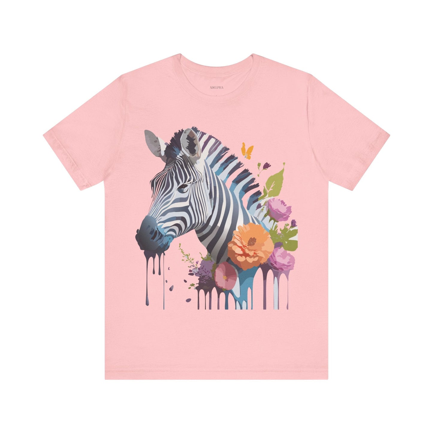 Adelpha Zebra Graphic Tee Unisex Short Sleeve Shirt Vintage Inspired Artwork Limited Edition