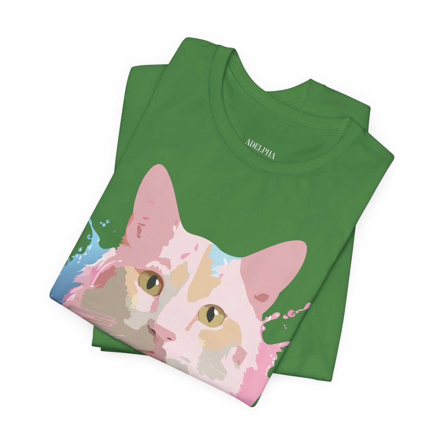 Cat Graphic Tee Unisex Shirt With Vintage Artwork From Adelpha
