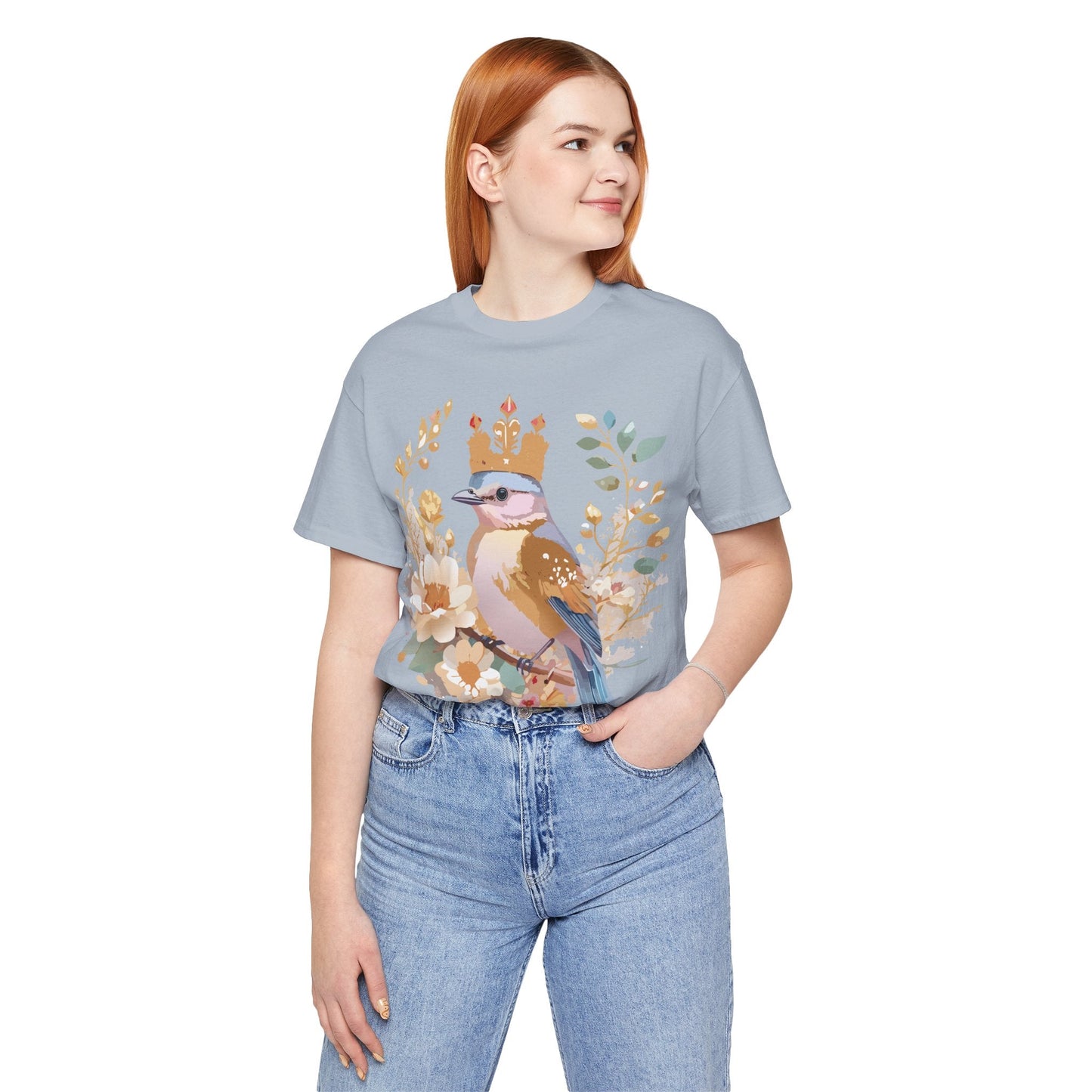Medallion Graphic Unisex 100 Cotton Vintage Animal Medal Artwork Tee 19