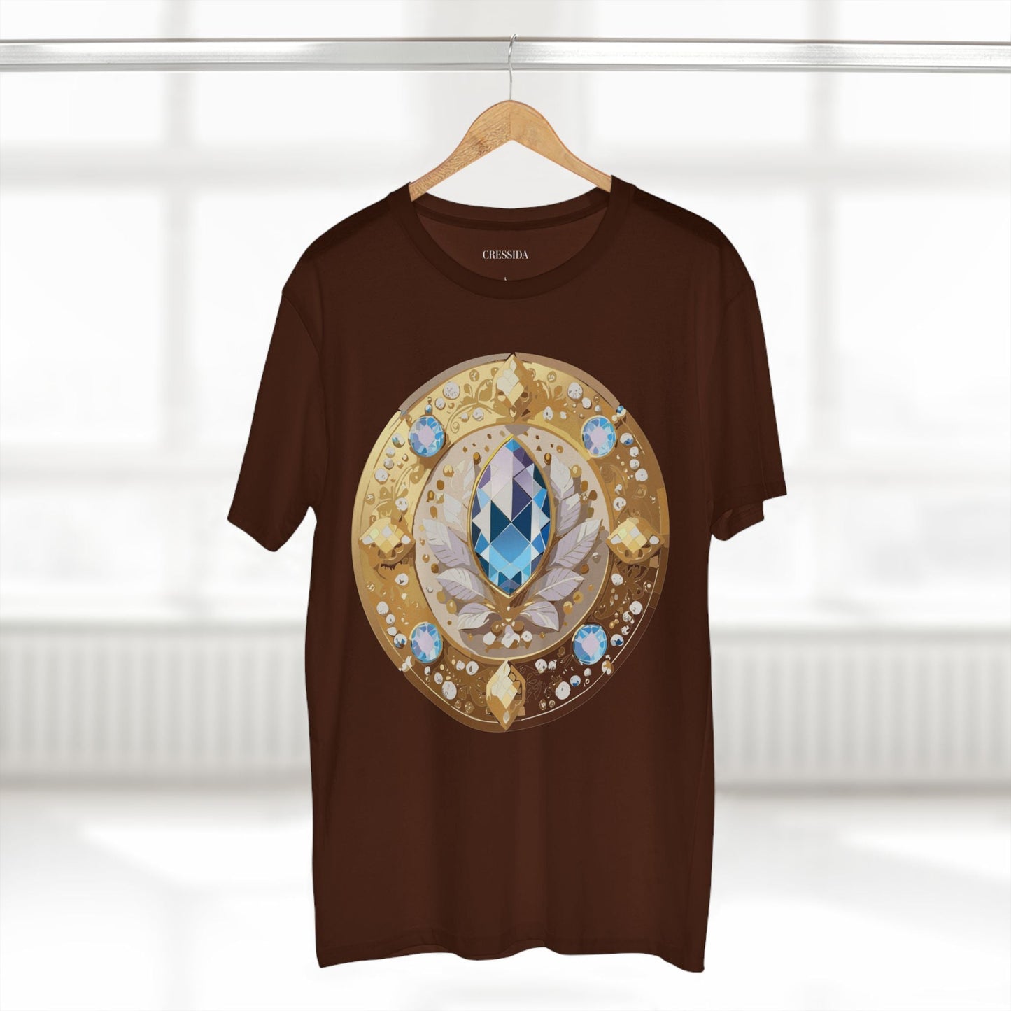 Medallion Graphic T-Shirt Unisex 100 Cotton With Gold Art Design Medal Tee 17