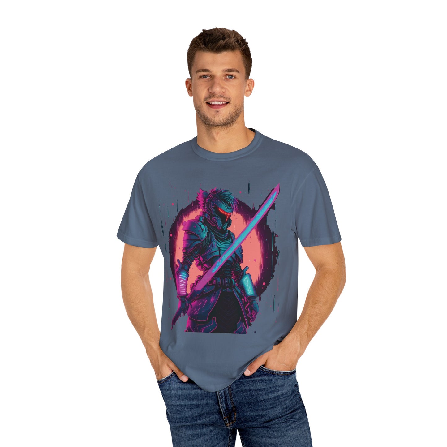 Unisex T-shirt with Knight in Armor