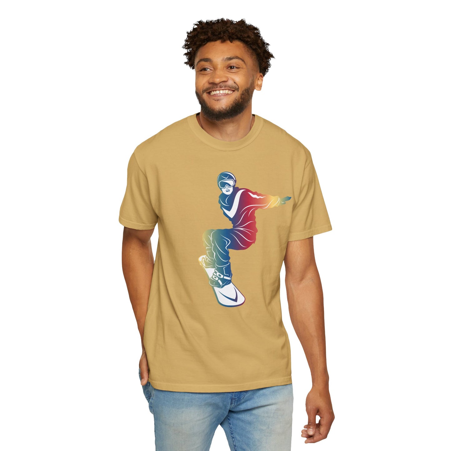 Unisex T-shirt with sports art design