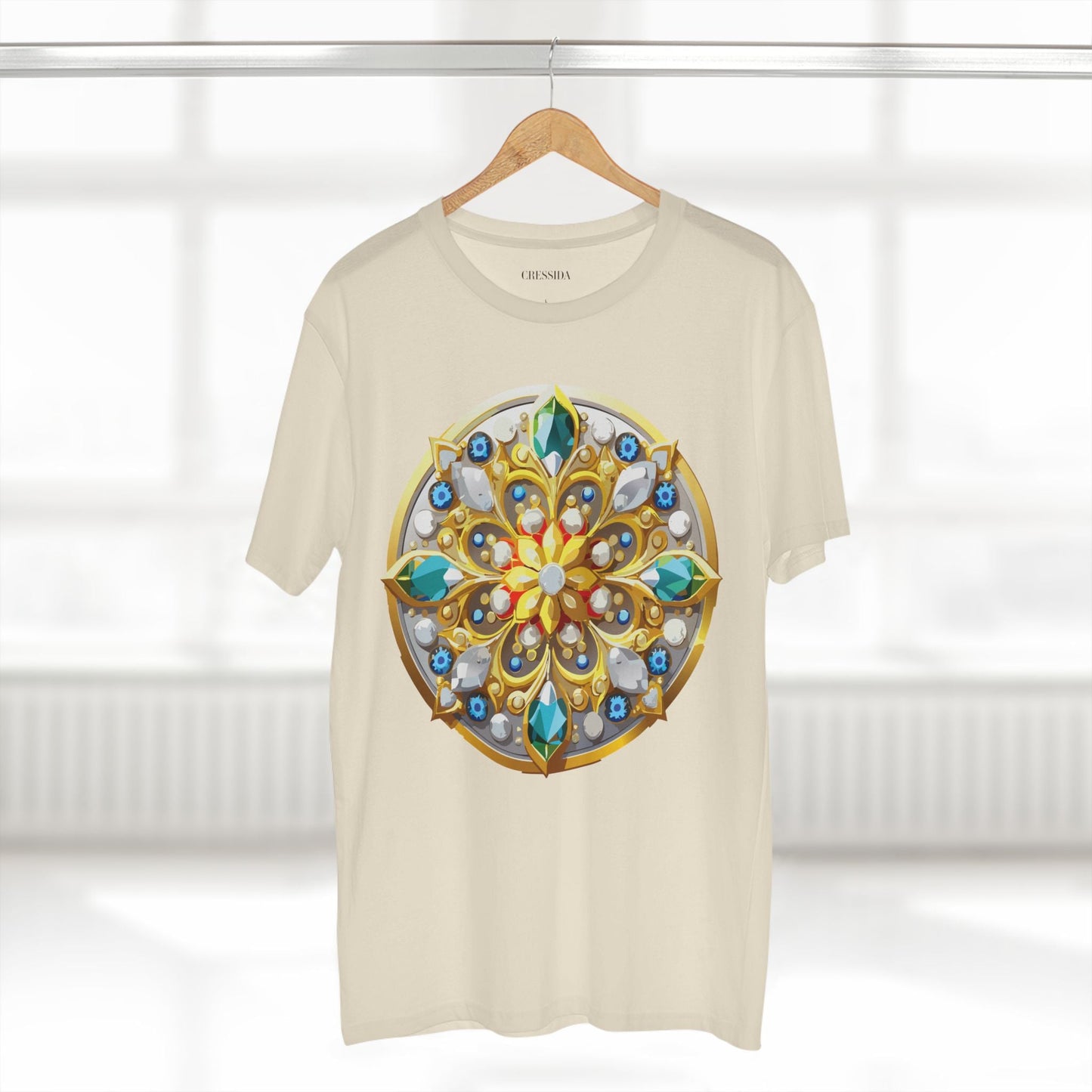 Medallion Graphic T-Shirt Unisex 100 Cotton With Gold Art Design Medal Tee 2