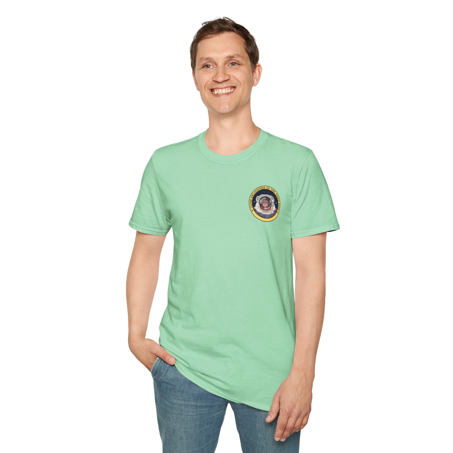 Funny T Shirts UFO Tees Funny Aliens Shirt Small Logo  8