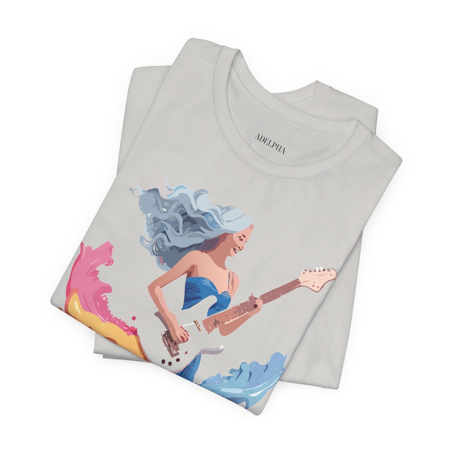 Music Graphic Tee Unisex Short Sleeve Shirt With Vintage Inspired Artwork From Adelpha