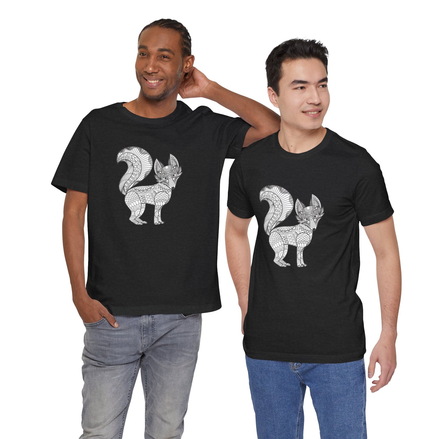 Unisex Tee Shirt with animals Print