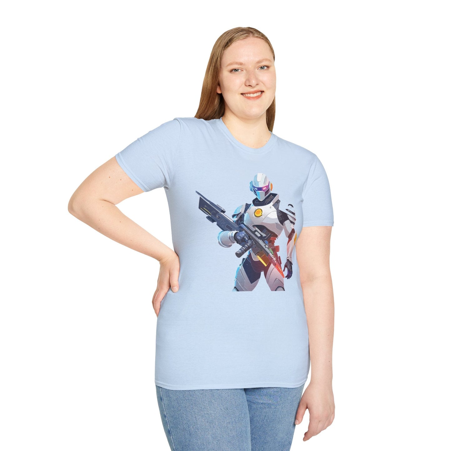 Unisex Robocop T Shirt Graphic With Classic Robocop Design Softstyle 100 Cotton Tee