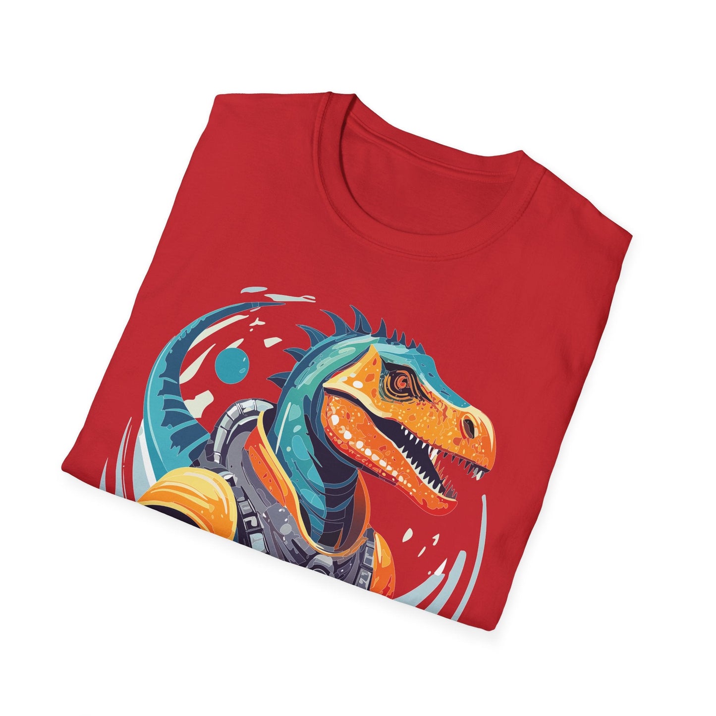 Alien Graphic Unisex Cotton Softstyle UFO Artwork Tee 10