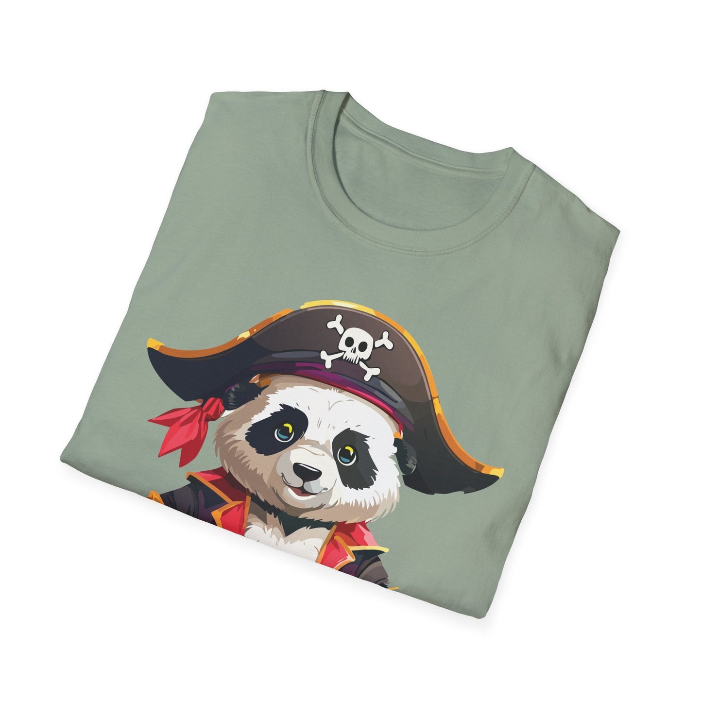 Panda Shirt Unisex Panda Tee Softstyle 64000 Gildan 100 Percent Cotton Animal Tee