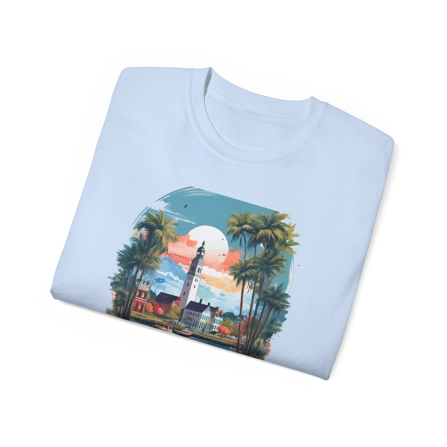 Delaware Graphic Unisex Cotton T‑Shirt 2