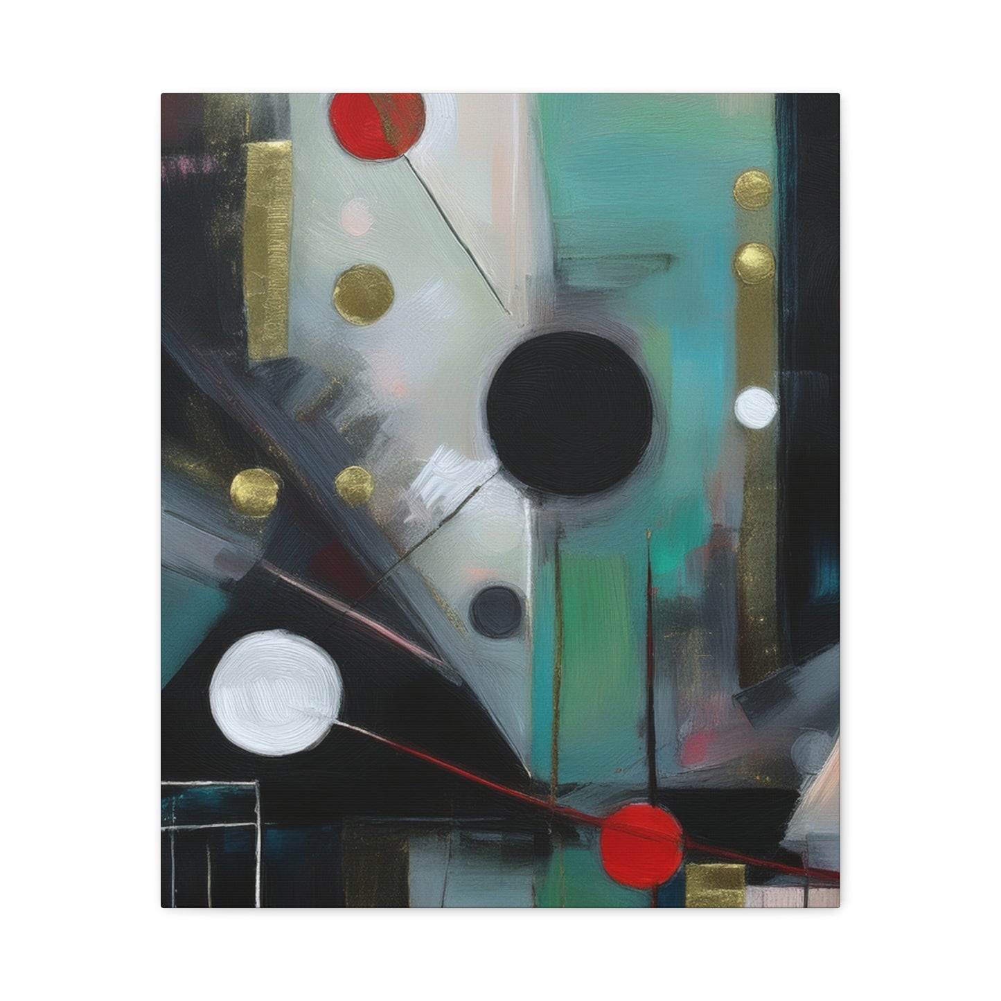 Abstract Oil Painting Print Canvas 20x24,20x30,24x30 24x32,24x36,30x40 32x48,36x48,40x60 Pine-Wood Inner Frame ABS-158