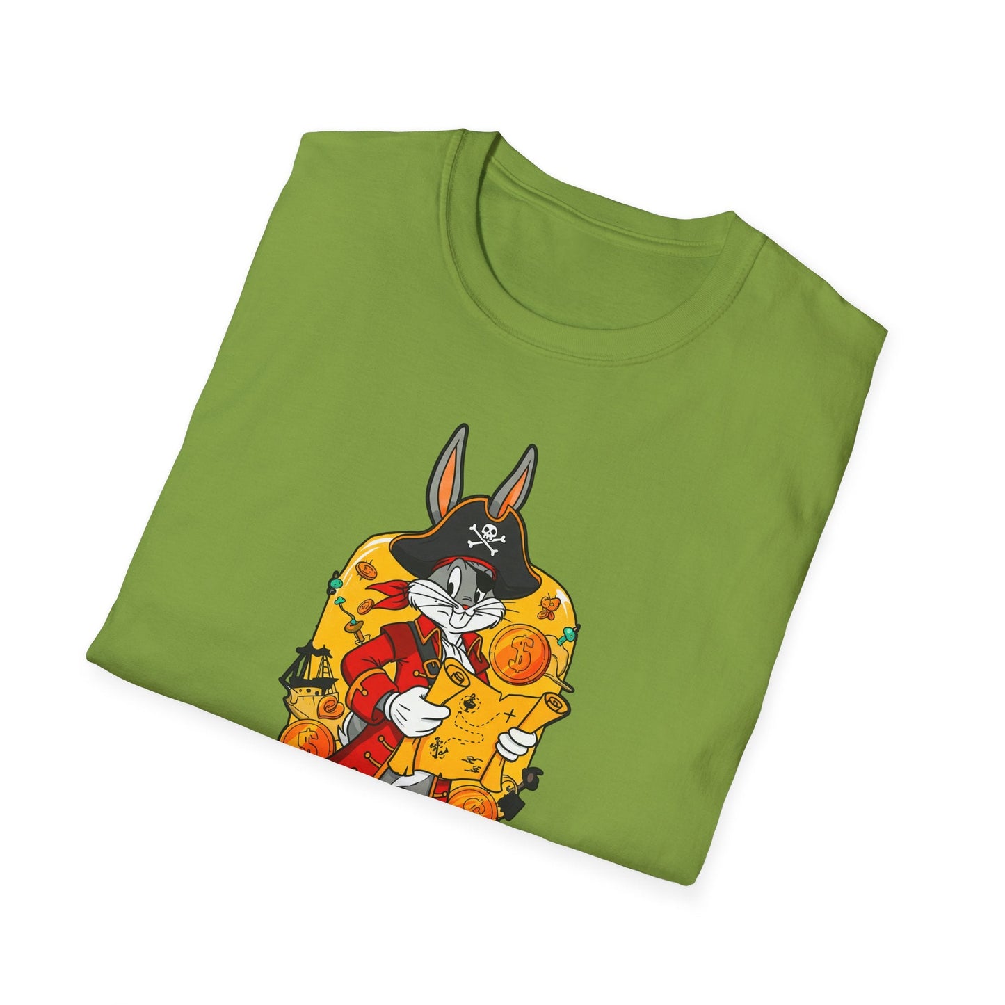Bugs Bunny Shirt Unisex T Shirt Cartoon Design Animation Tee Gildan Softstyle 64000