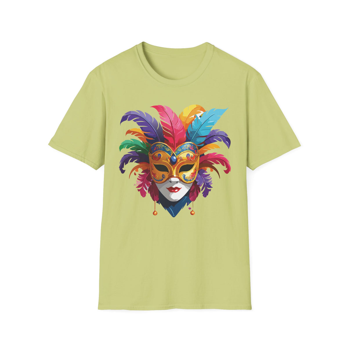 Mask Masquerade Carnival Graphic Tee Gildan Unisex 100 Cotton Tee Shirt m34