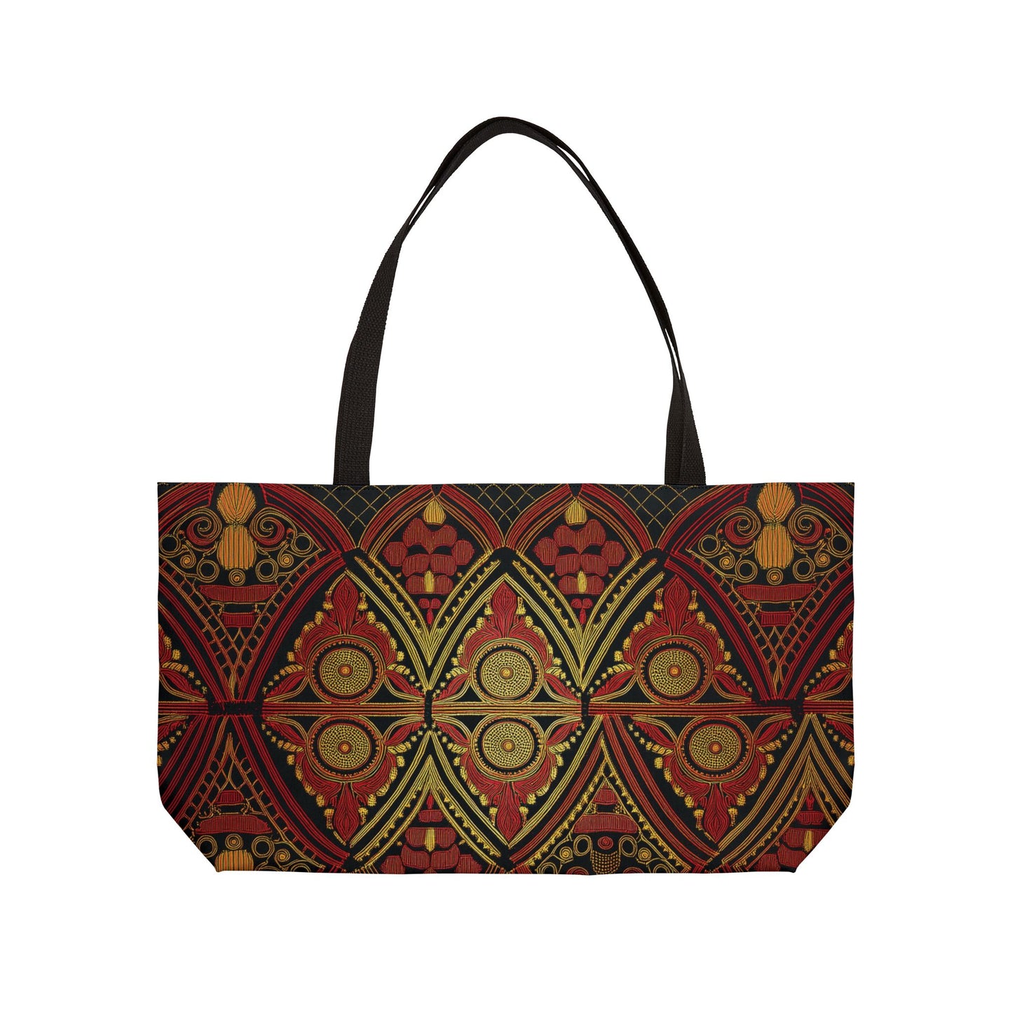 Ornament Print Big Bag High-Quality 100% Spun Poly 24x13 Canvas Art Bag OR-39