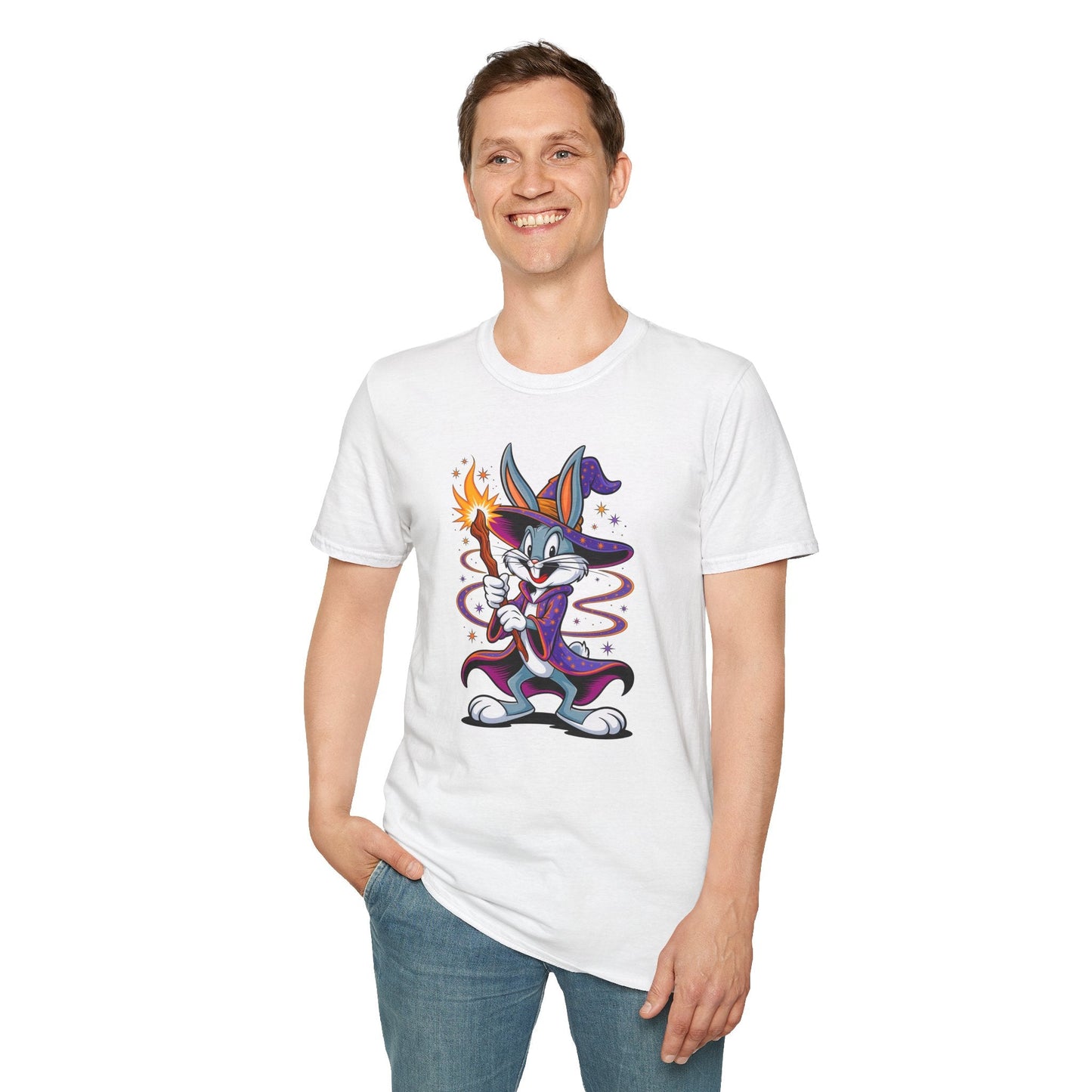 Bugs Bunny T Shirt Unisex Softstyle Gildan 64000 Cartoon Tee With Classic Design Art