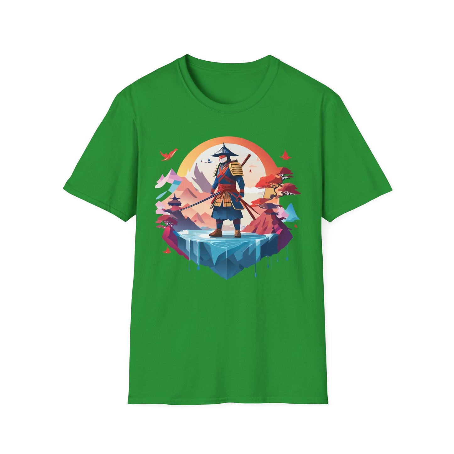 Samurai Shirt Unisex Softstyle Tee 100 Percent Ring Spun Cotton Short Sleeve T Shirt Comfort Fit