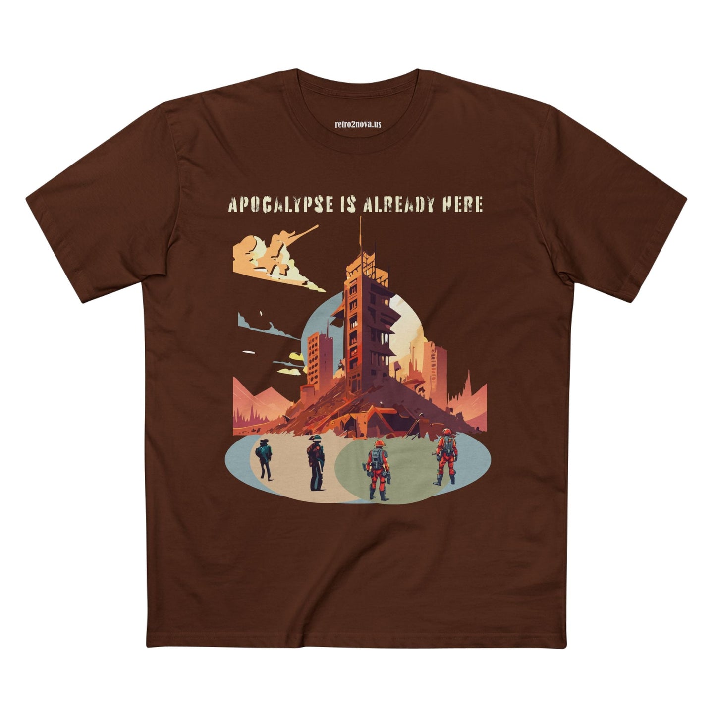 Cataclysm Doomsday Shirt Unisex Premium Cotton Tee With Original Retro Art Design