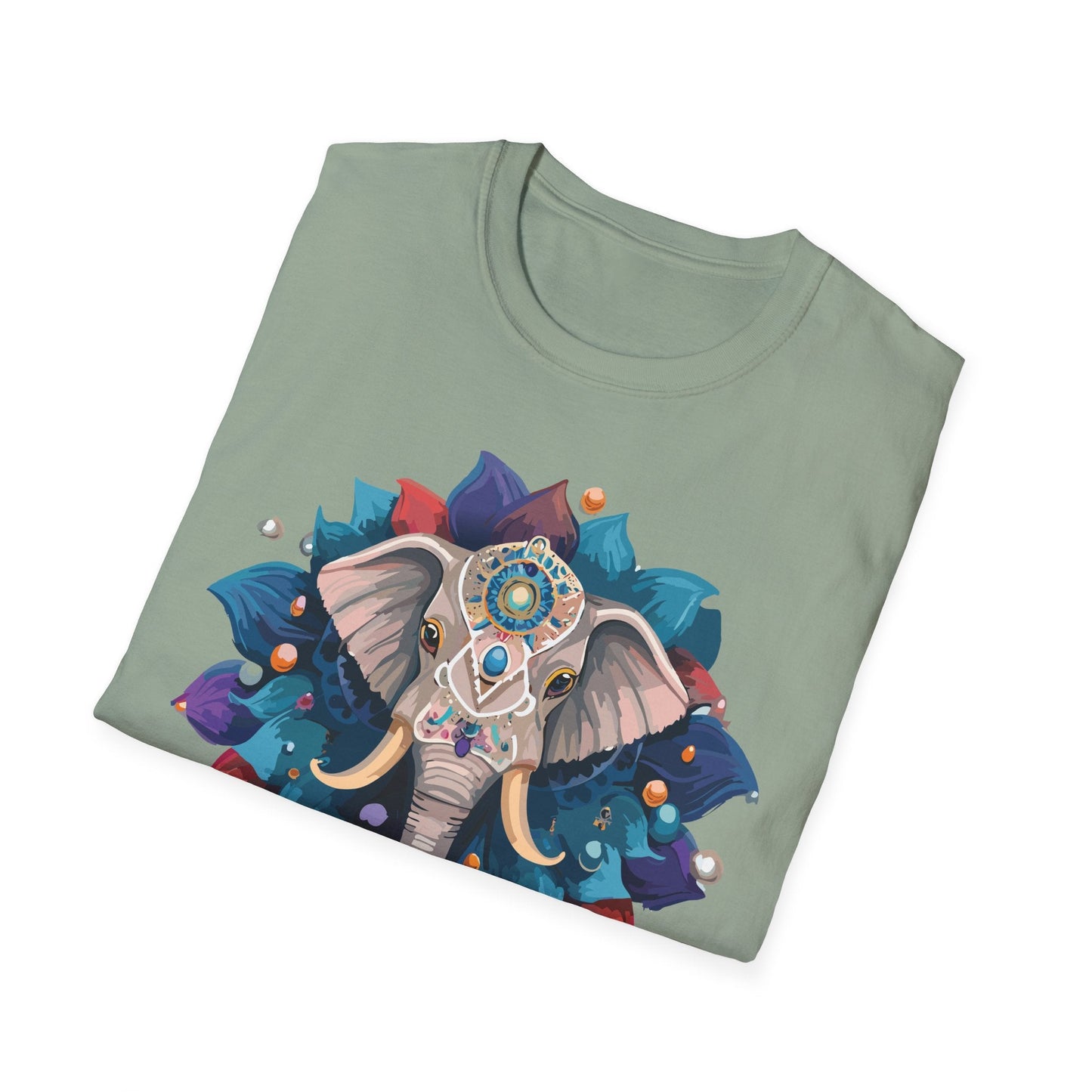 Elephant T Shirt Unisex Softstyle 64000 Short Sleeve Cotton Tee Comfortable Everyday Wear