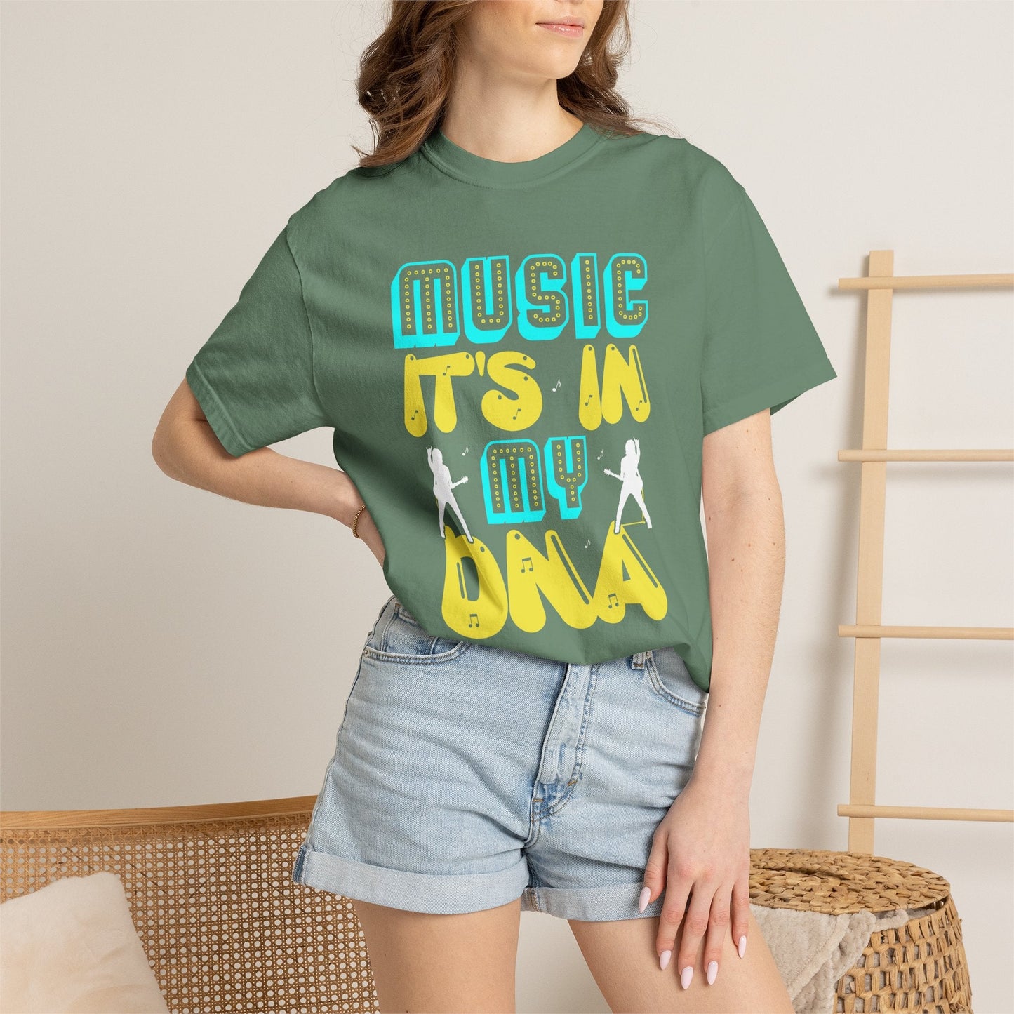 Music Graphic Design Unisex Cotton T-shirt 074