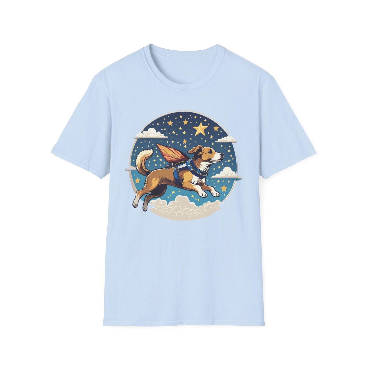 Dog Shirt Unisex Animal Print Tee Hundred Percent Cotton Softstyle Gildan 64000