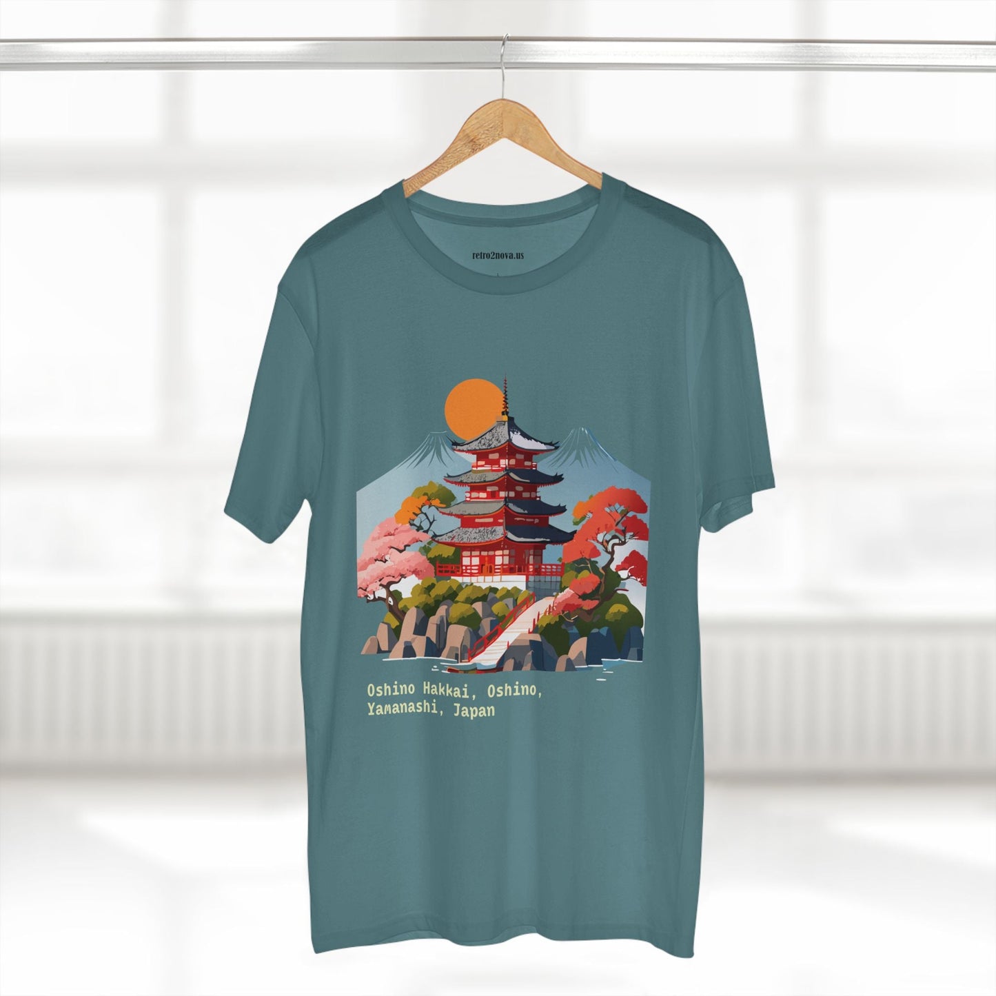 Retro2Nova Unisex Cotton Art Tee Travel Shirt Japan Shirt Style Discover Everyday Comfort