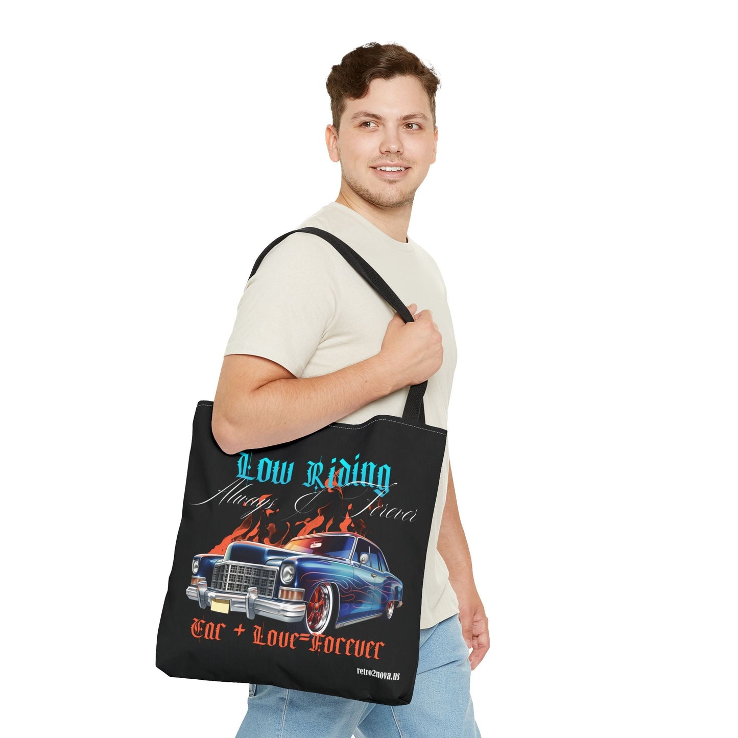 Classic Vintage Car Canvas Tote Bag By Retro2Nova For Everyday Use Stylish Durable Work Tote