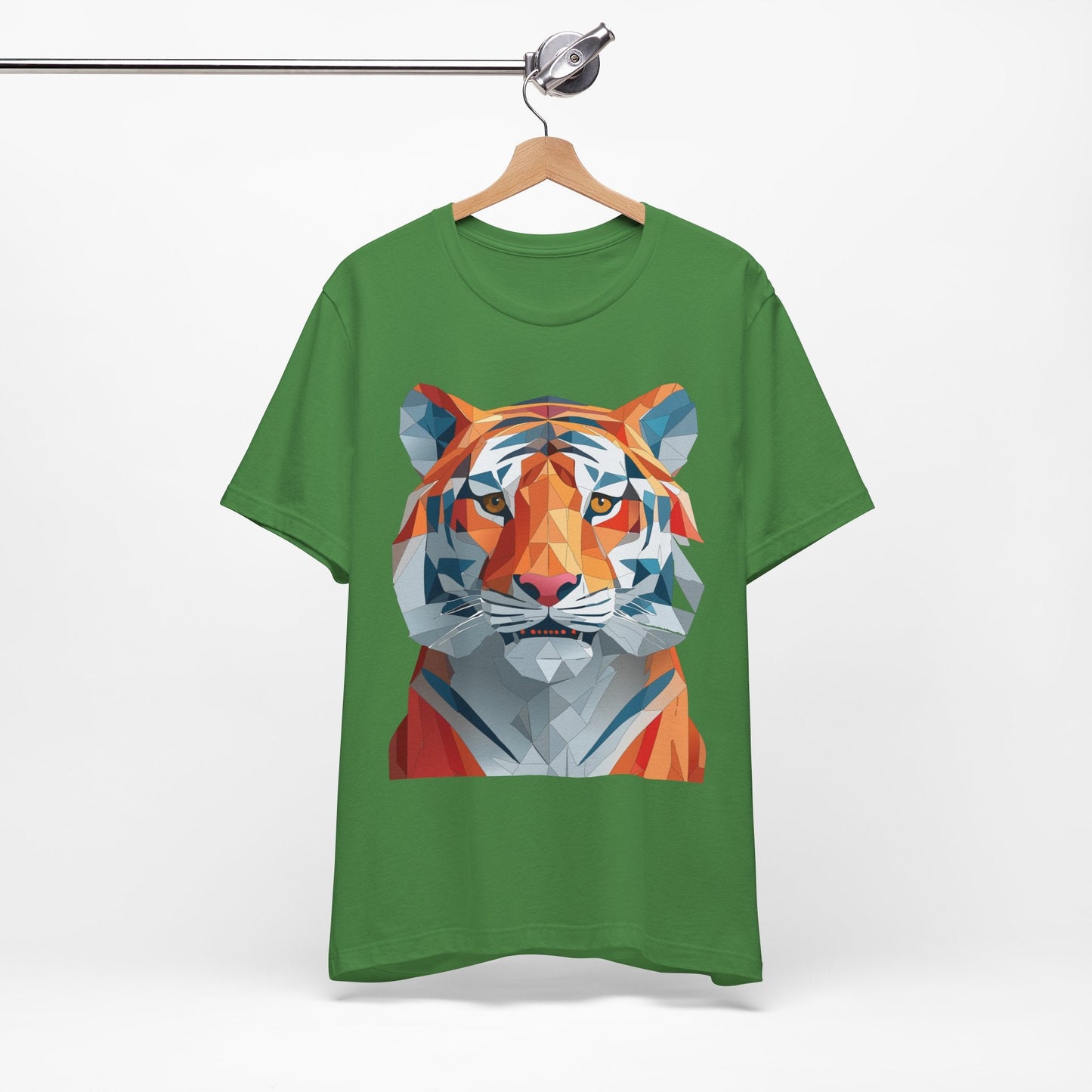 Unisex Animal Shirt With Art Design And Wildlife Theme Short Sleeve Tee For Everyday Wear