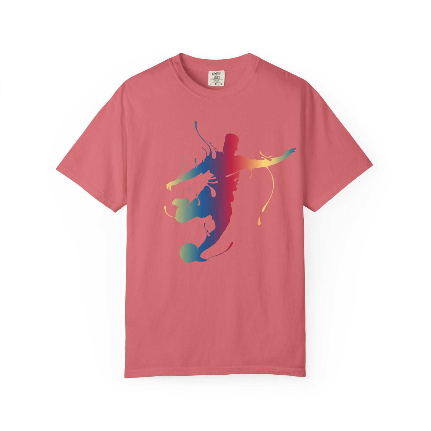 Camiseta unisex con diseño de arte deportivo.