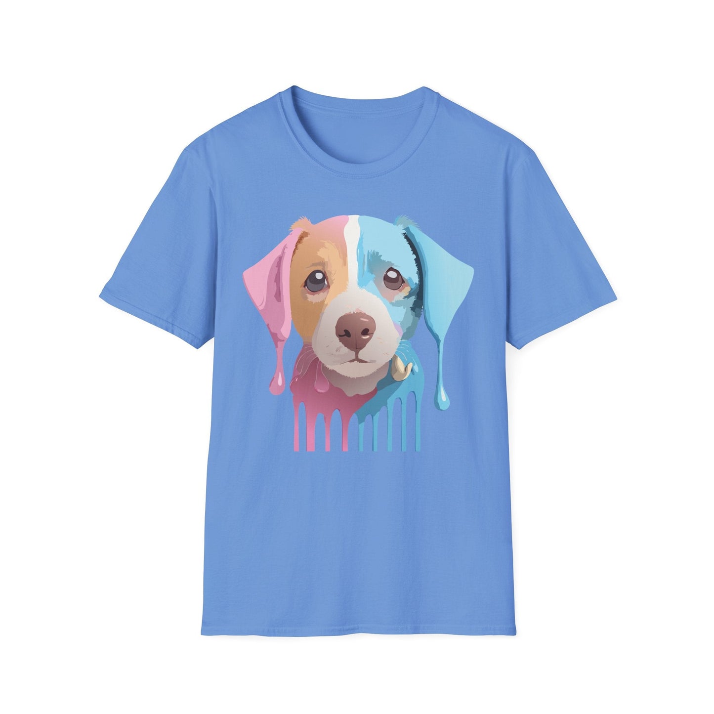 Unisex Dog Shirt Animal Tee Gildan Softstyle 64000 Cotton Tee