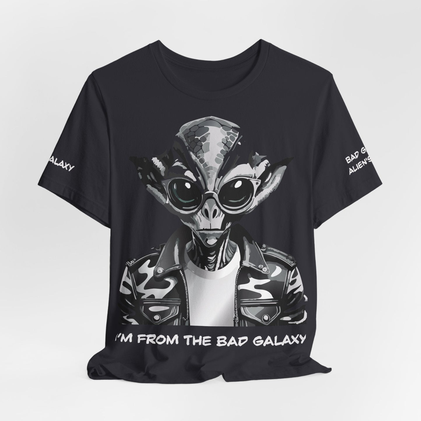 Alien T Shirt From Bad Galaxy Made To Order 100 Cotton Eco Friendly Inks Soft Comfortable