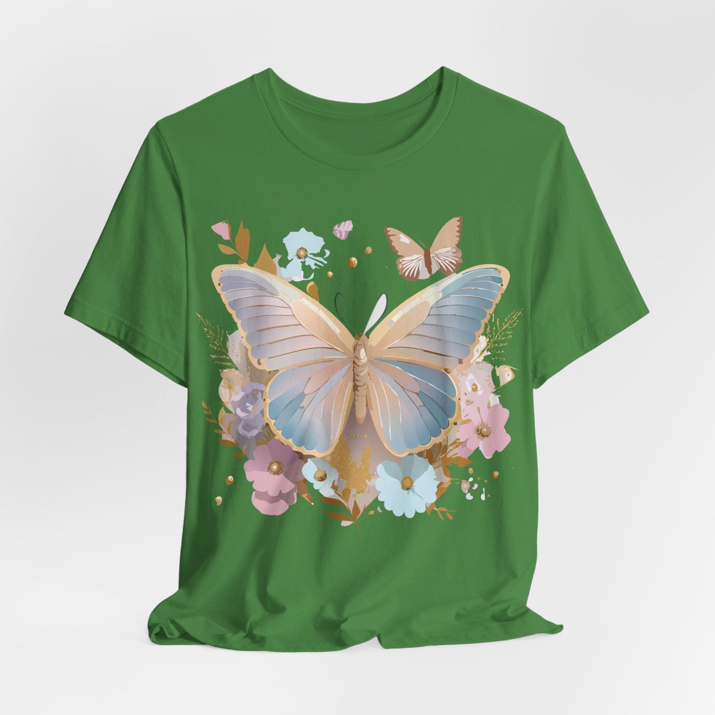 Butterfly Graphic T Shirt Unisex Vintage Artwork Tee By Adelpha