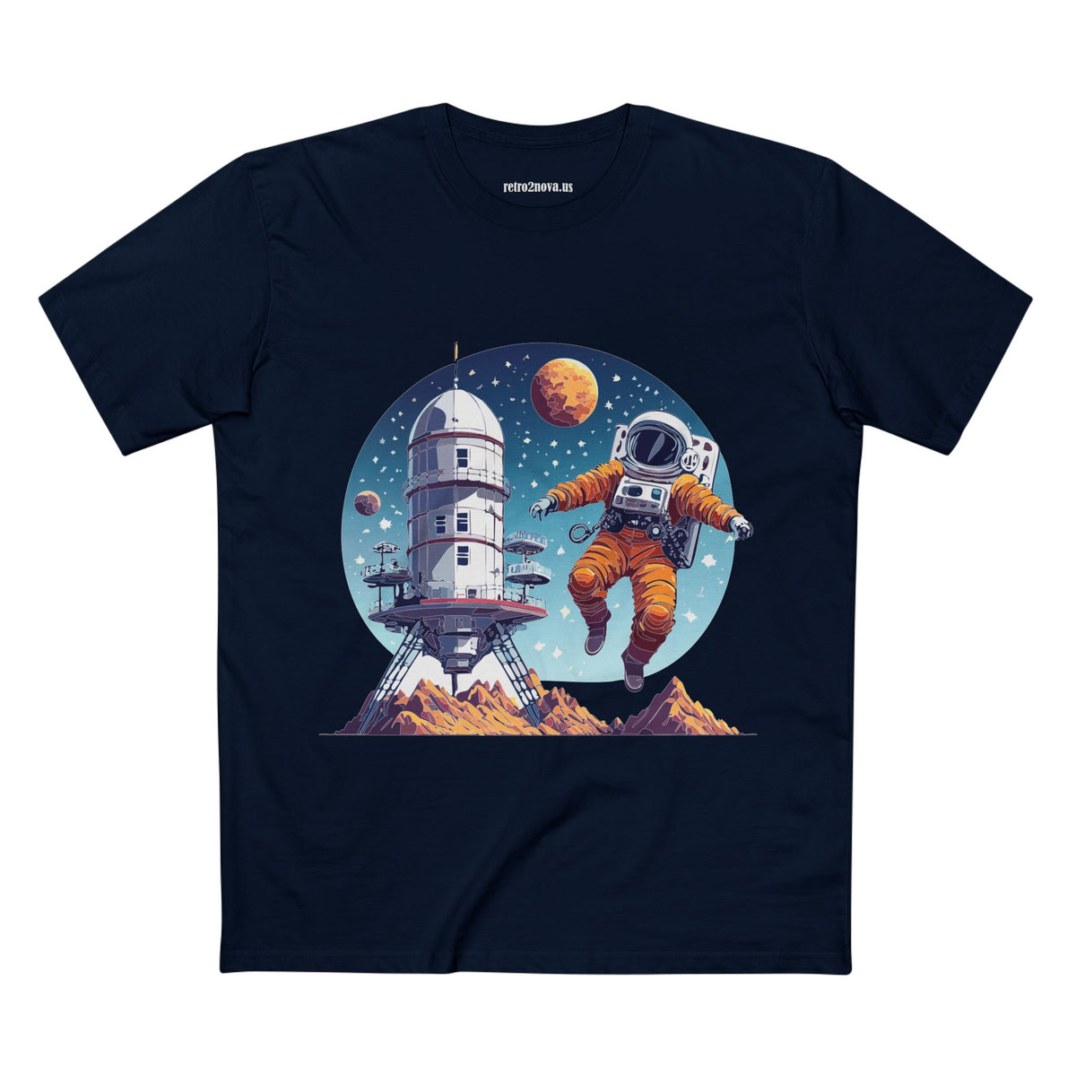 Cosmos Astronaut Graphic Tee Staple Unisex 100 Cotton Tee Shirt - CS-18