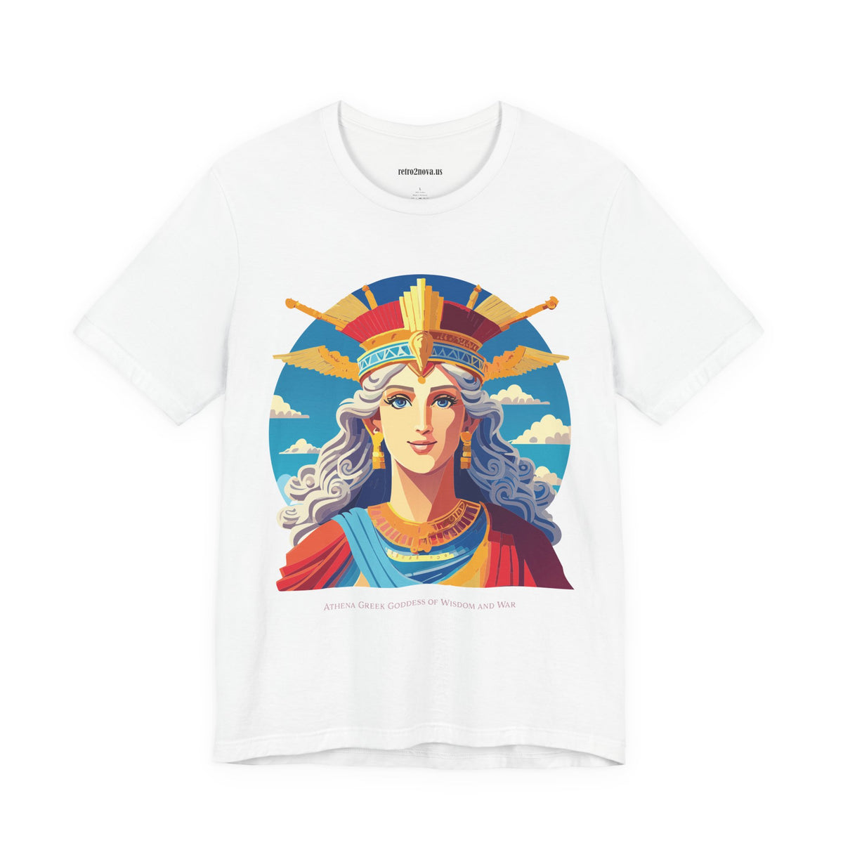 Goddess Graphic Unisex Cotton Bella+Canvas Tee with Athena