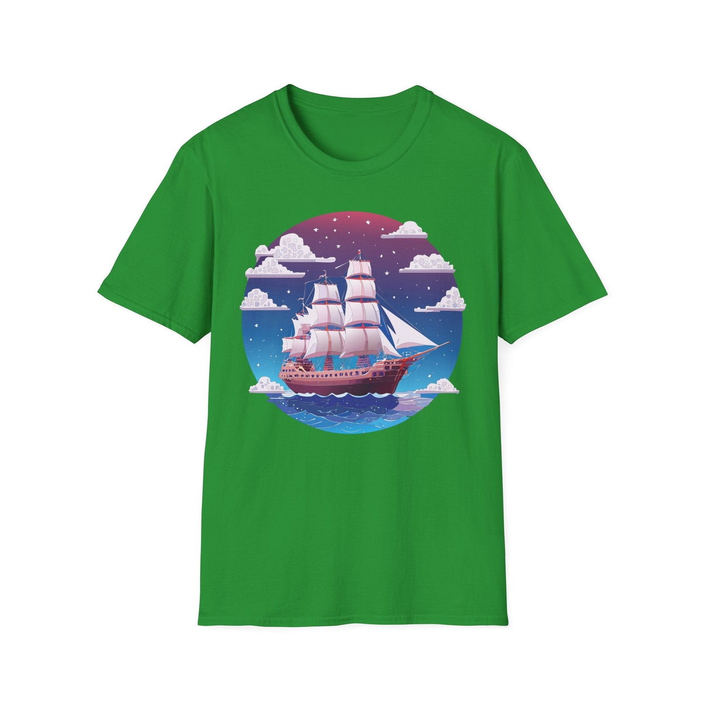 Ship T Shirt Frigate T Shirt Vessel Tee Shirt Unisex Softstyle 100 Percent Ring Spun Cotton