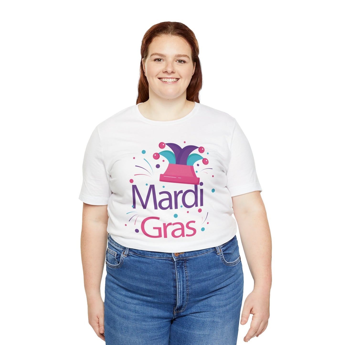 Tee-shirt en coton unisexe pour Mardi Gras