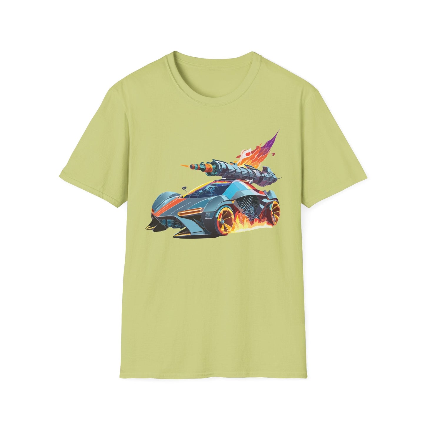 Car T Shirt for Car Lovers Unisex Softstyle Tee 64000 Hot Wheels Design Shirt with Cars