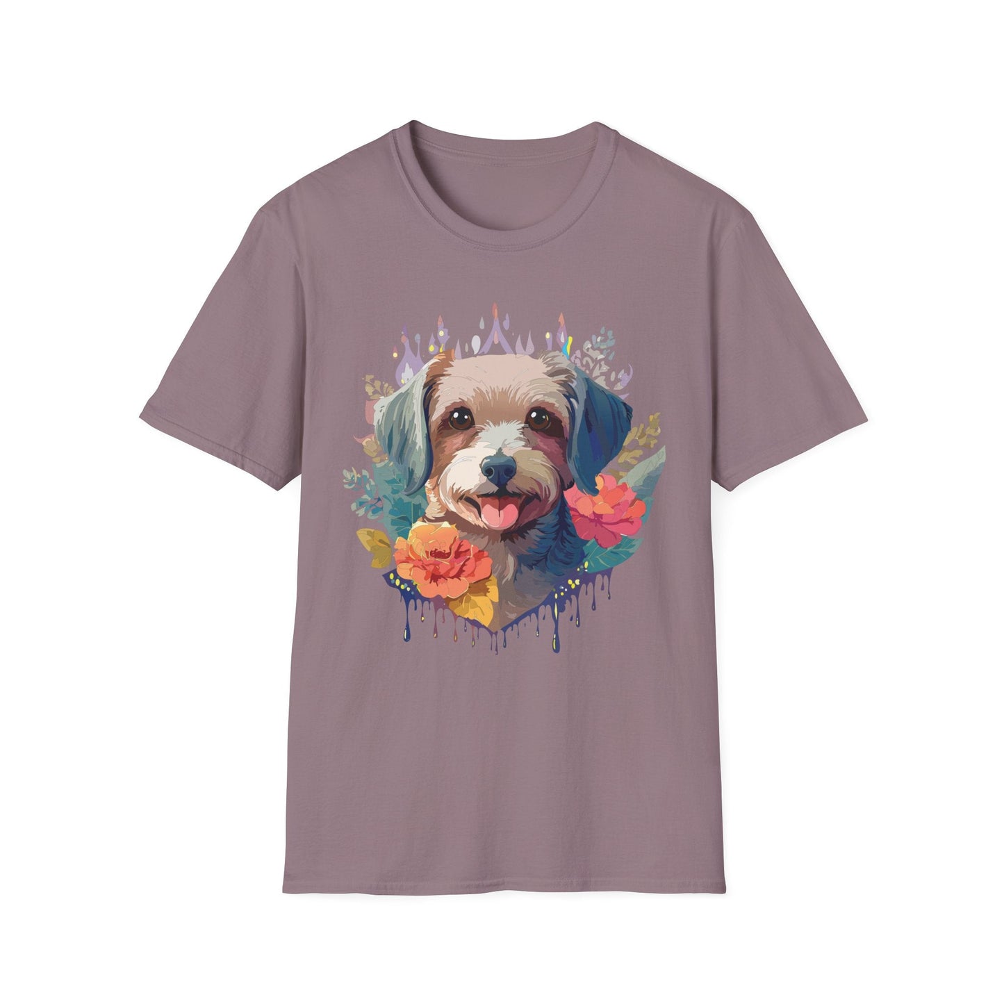 Dog Shirt Unisex Animal Tee Gildan Softstyle 64000 Short Sleeve Tee